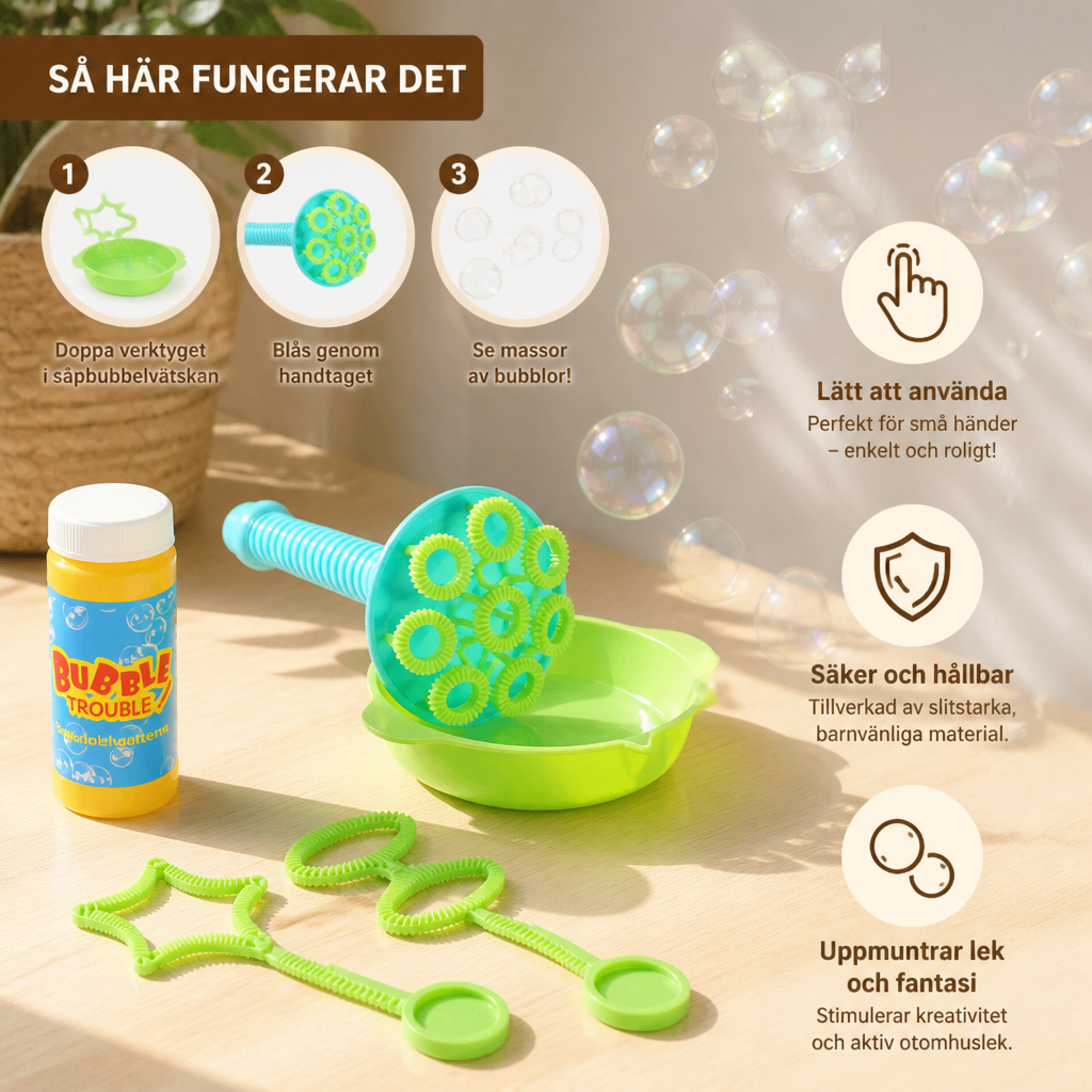 Magiskt Såpbubbelstavsset