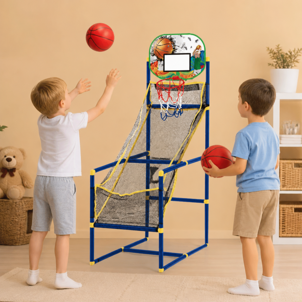 Justerbart Basketkorgsset för Barn – Växer Med Ditt Barn