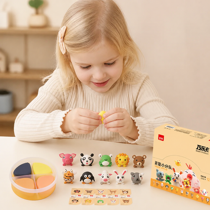DIY-set med lufttorkande lera för barn