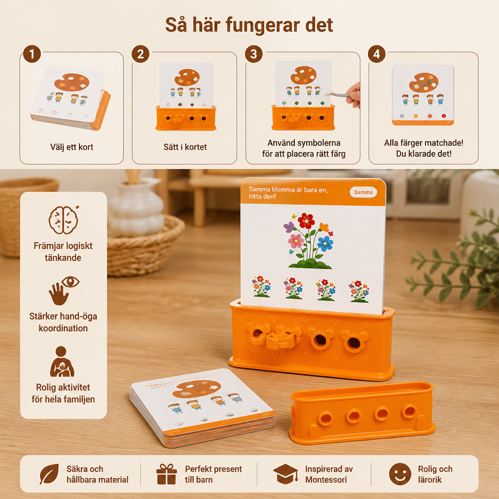 Logiskt Nyckelpusselspel För Barn