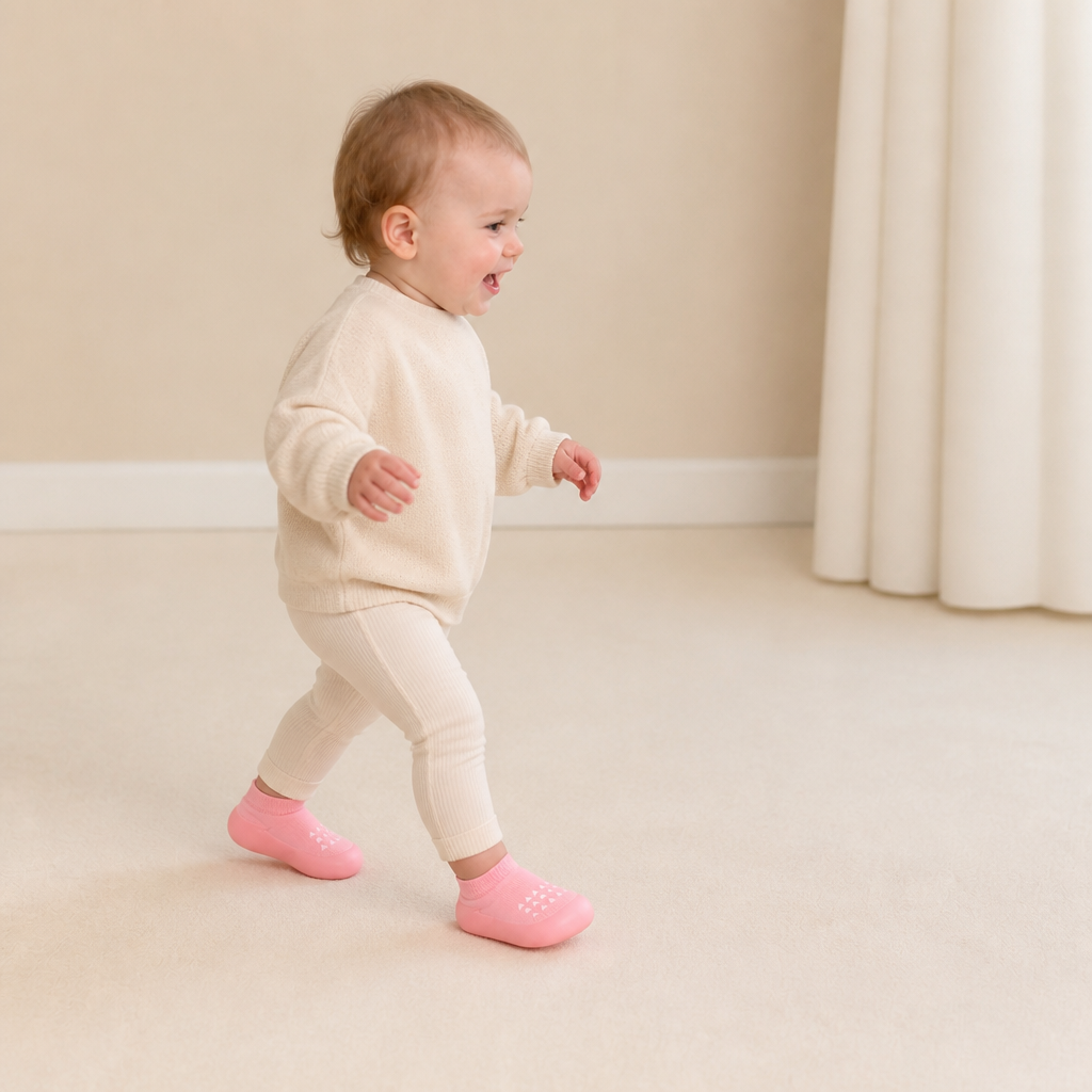 Babysockor – Lätta och Andningsbara Första Gångskor