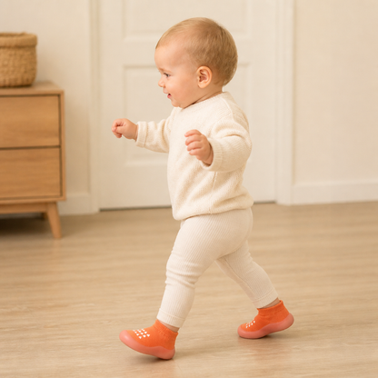 Babysockor – Lätta och Andningsbara Första Gångskor