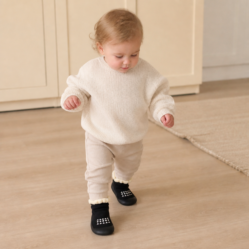 Babysockor – Lätta och Andningsbara Första Gångskor