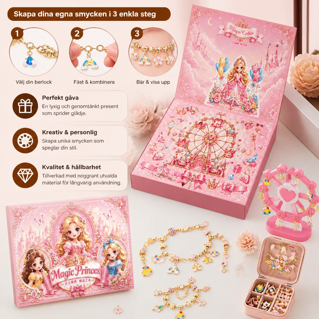 Princess DIY Smyckes- & Armbandstillverkningskalender
