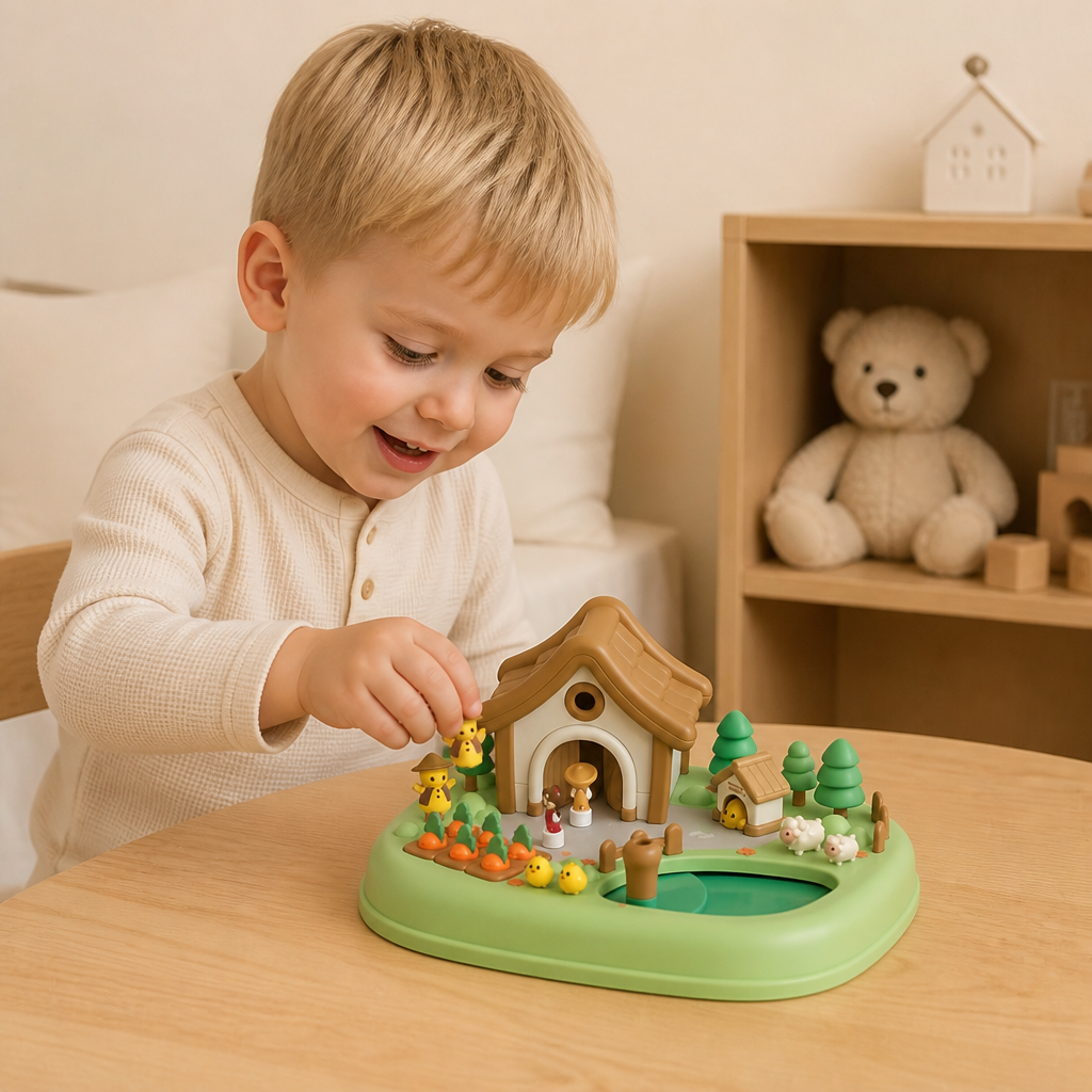 Magnetiskt Drömslott & Trädgårdslekset för Barn