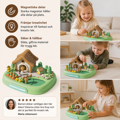 Magnetiskt Drömslott & Trädgårdslekset för Barn