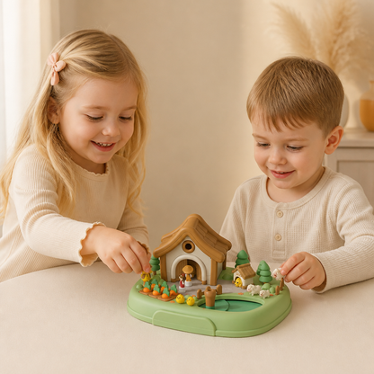 Magnetiskt Drömslott & Trädgårdslekset för Barn