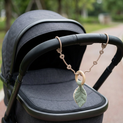 Silikon Babyklämma med Anti-Förlust Skydd – för Smockor & Leksaker (5 Stycken)
