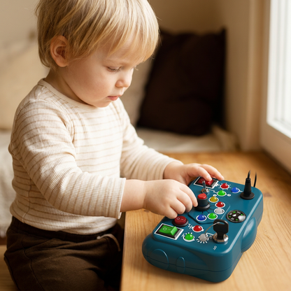 Montessori Aktivitet Lektoy för Barn – Educativt Spel för Att Stödja Motoriska Färdigheter, Förståelse och Kreativitet