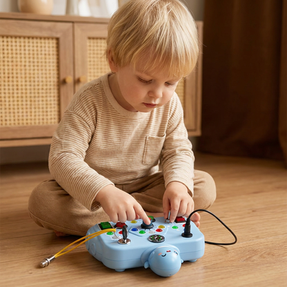 Montessori Aktivitet Lektoy för Barn – Educativt Spel för Att Stödja Motoriska Färdigheter, Förståelse och Kreativitet