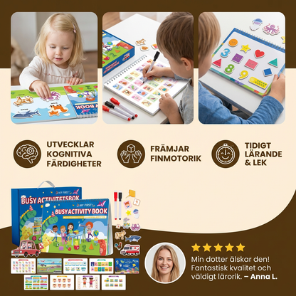 Montessori Aktivitetsbok för Barn – Lekfullt Lärande och Tidig Utveckling