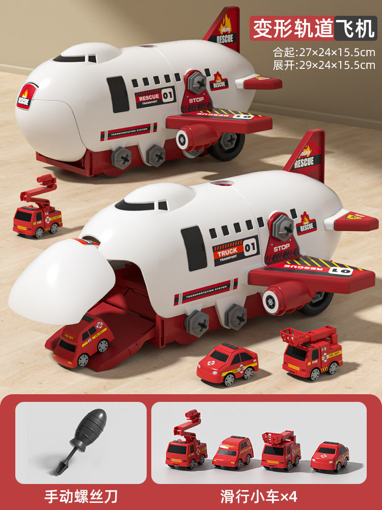 DIY-flygplanstransport med byggfordon – Lekset