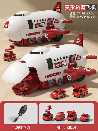 DIY-flygplanstransport med byggfordon – Lekset