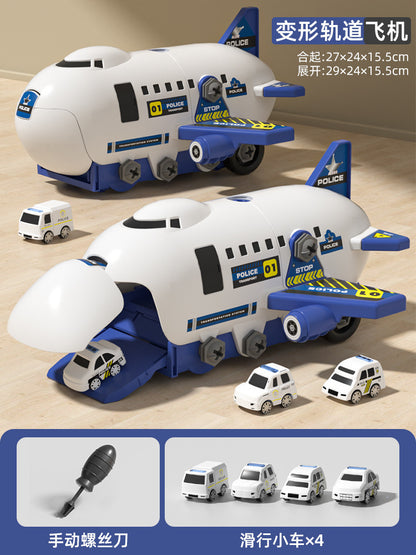 DIY-flygplanstransport med byggfordon – Lekset