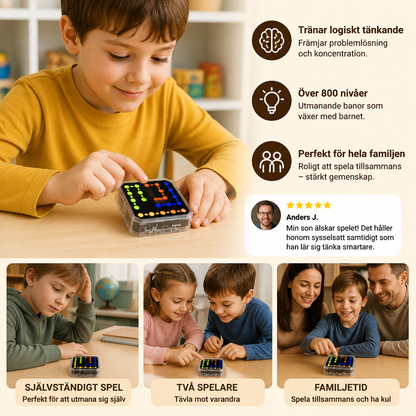 Smart LED-linjepussel – Över 800 utmanande hjärnträningsnivåer