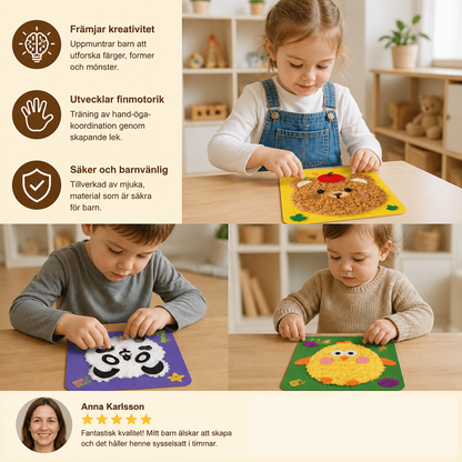 Kreativt pysselset för barn