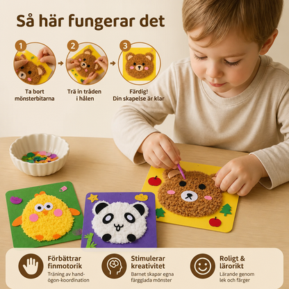 Kreativt pysselset för barn