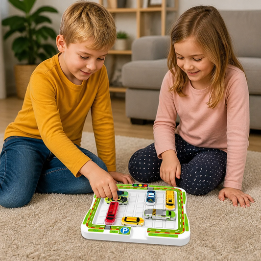 Logiskt tänkande – bilparkeringspussel för barn