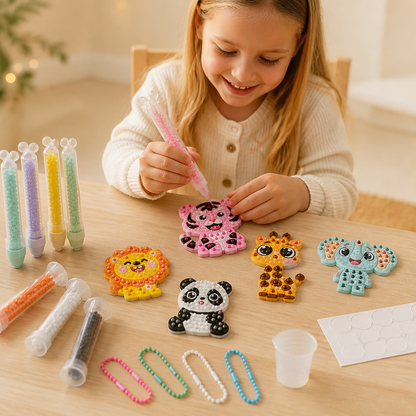 DIY-pärlkonstset med pennor – Skapa och dekorera djurmotiv