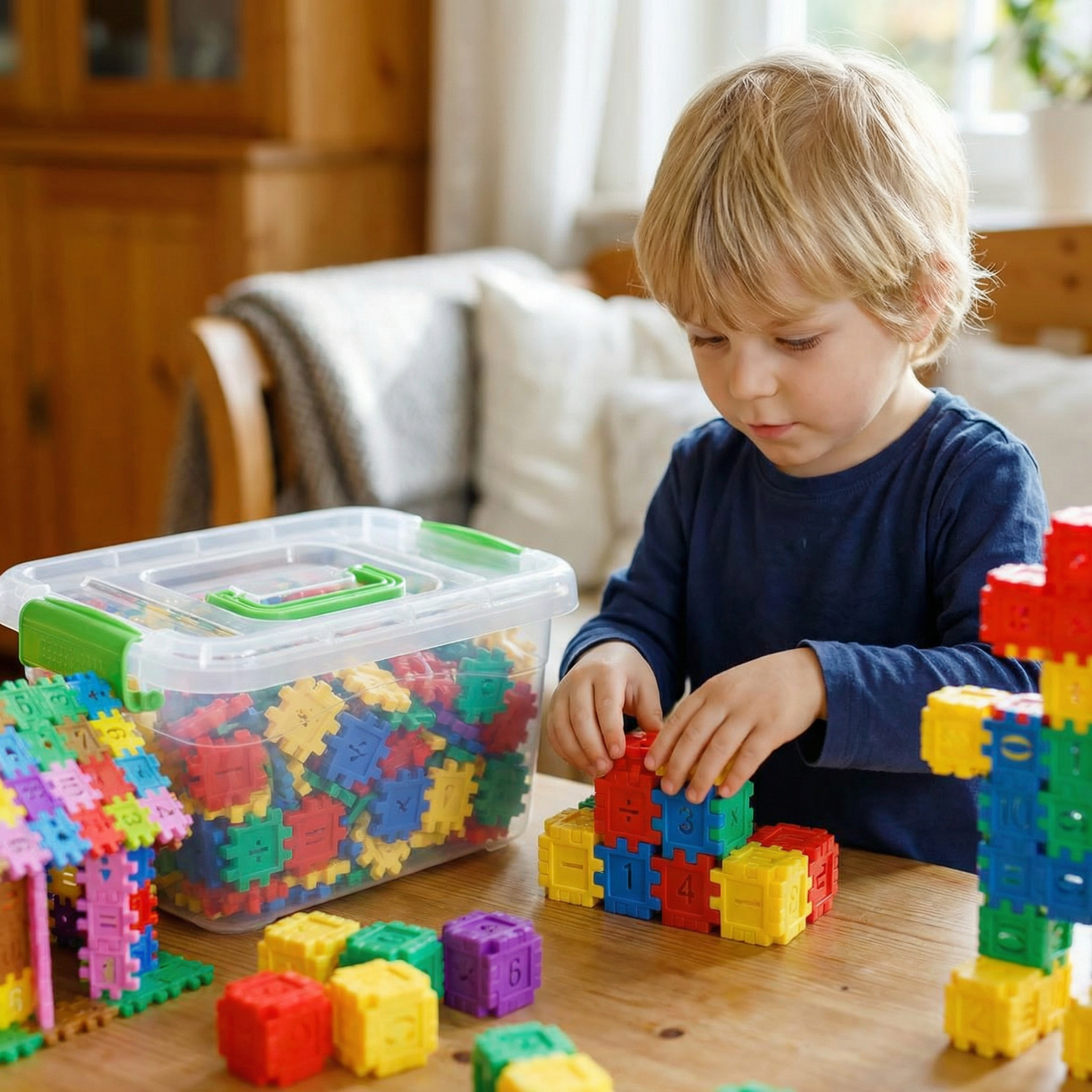 Matematiska Montessori Byggklossar