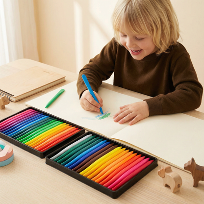 Smudge-Proof – Smudgefria Färgpennor för Kreativa Barn
