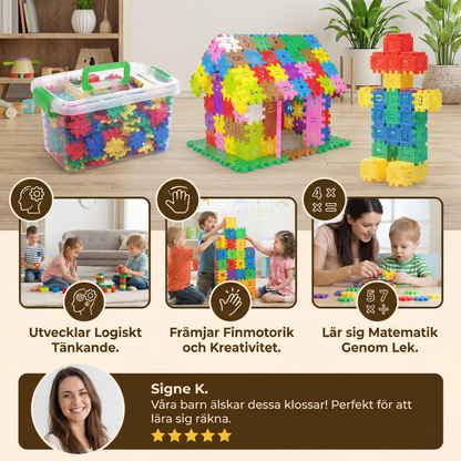 Matematiska Montessori Byggklossar
