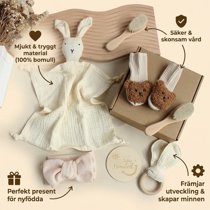 6-delat presentset för nyfödda – baby startpaket