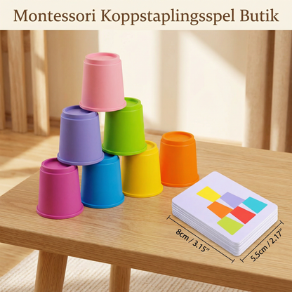Montessori Stapelbägarspelet