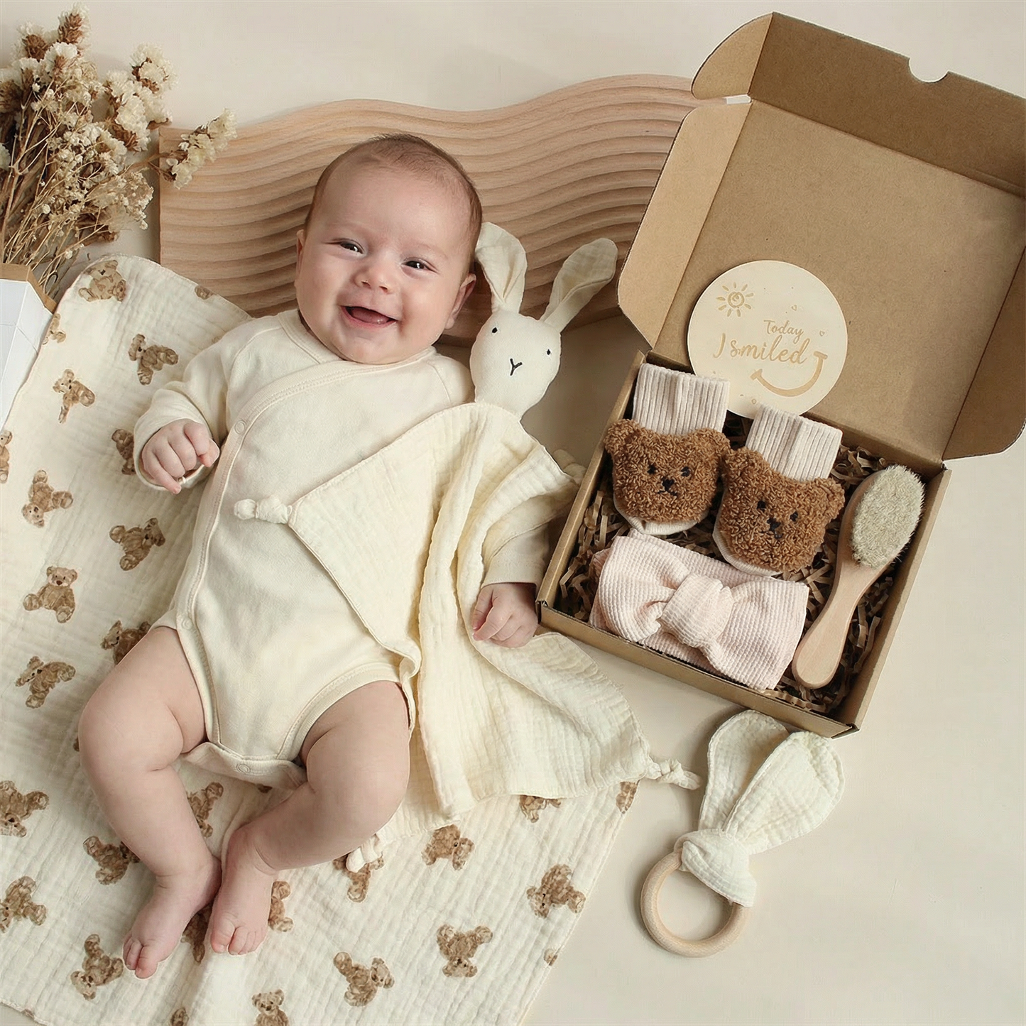 6-delat presentset för nyfödda – baby startpaket