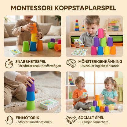 Montessori Stapelbägarspelet