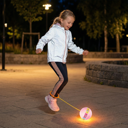 LED Ankel Hopppboll – Interaktiv Hoppleksak för Barn