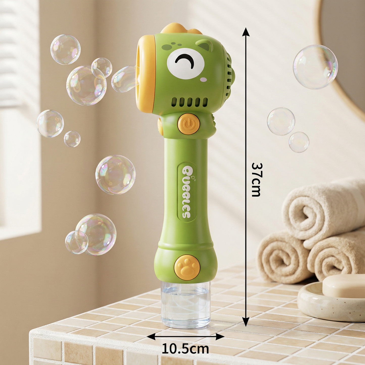 Lysande såpbubbelstav för barn – automatisk bubbelmaskin