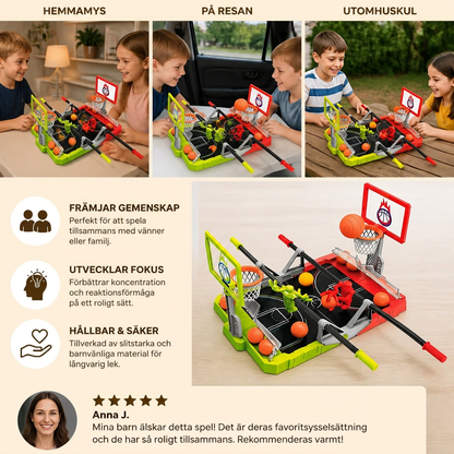 Mini-Basketball-Battlespel – Bordbasketutmaning för 2 Spelare