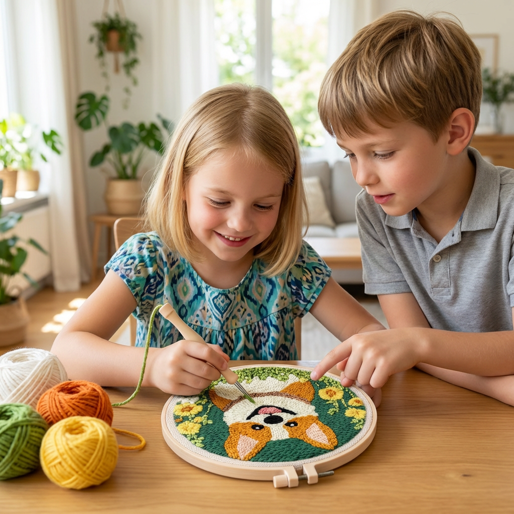 DIY Stansnålsbroderiset – Nybörjarkit med Fina Motiv