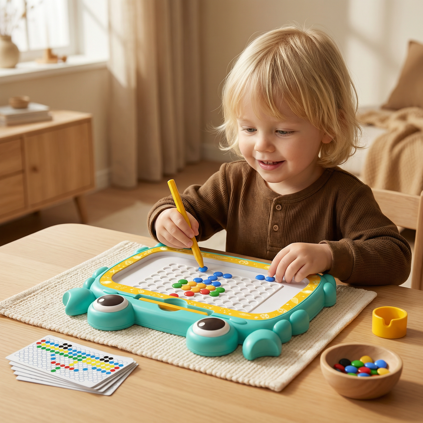 Montessori Magnetisk Ritplatta