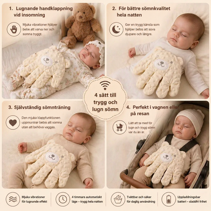 Baby Sömnhjälp med Mjuk Klappfunktion – Stöder Lugn och Självständig Sömn