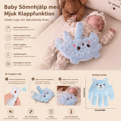 Baby Sömnhjälp med Mjuk Klappfunktion – Stöder Lugn och Självständig Sömn