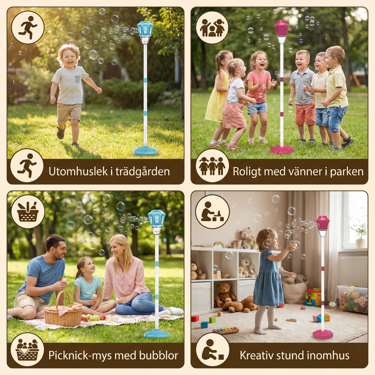 Bubbel-lampa för Barn – Automatisk Bubbel-lampa