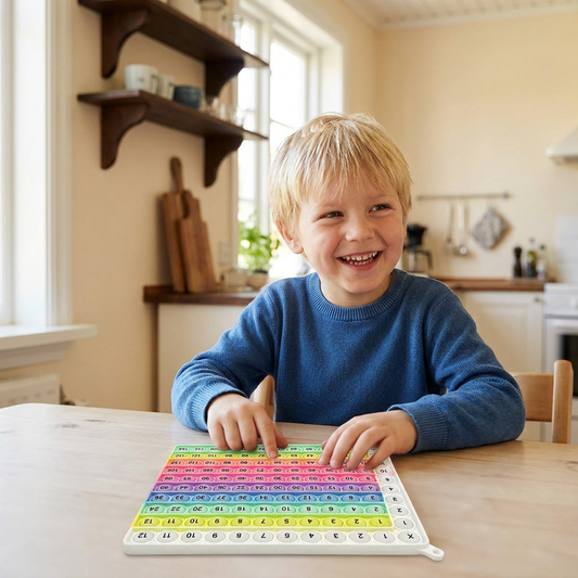 Rainbow Pop Math – Lärleksak för Multiplikation med Fidget-Effekt