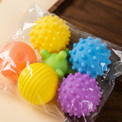 Baby Sensory Balls Set – Texturerad Touch & Feel Lek för Taktil Utveckling
