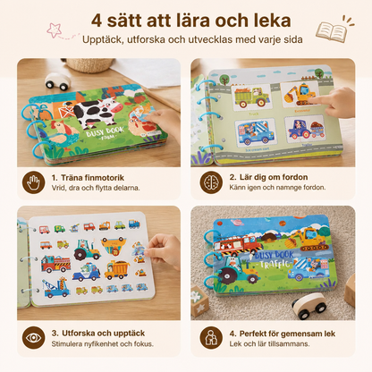 Montessori Upptäcktsbok För Barn Med Aktiviteter