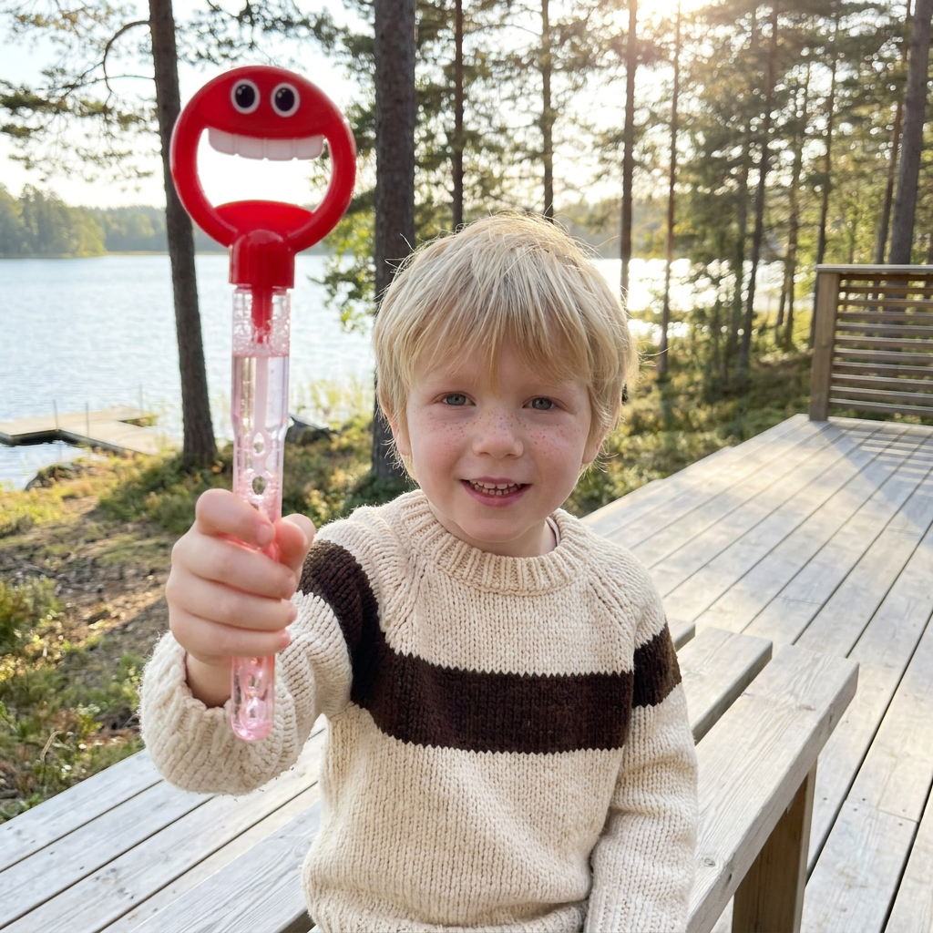 32-Håls Såpbubbelstav – Gigantisk Bubbelmaskin För Barn