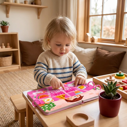 Montessori Upptäcktsbok För Barn Med Aktiviteter