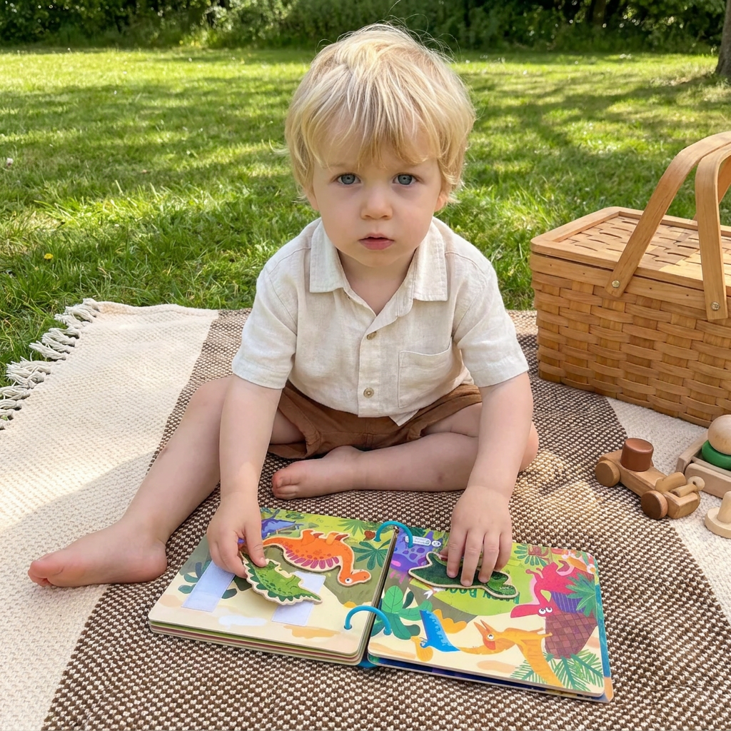 Montessori Upptäcktsbok För Barn Med Aktiviteter