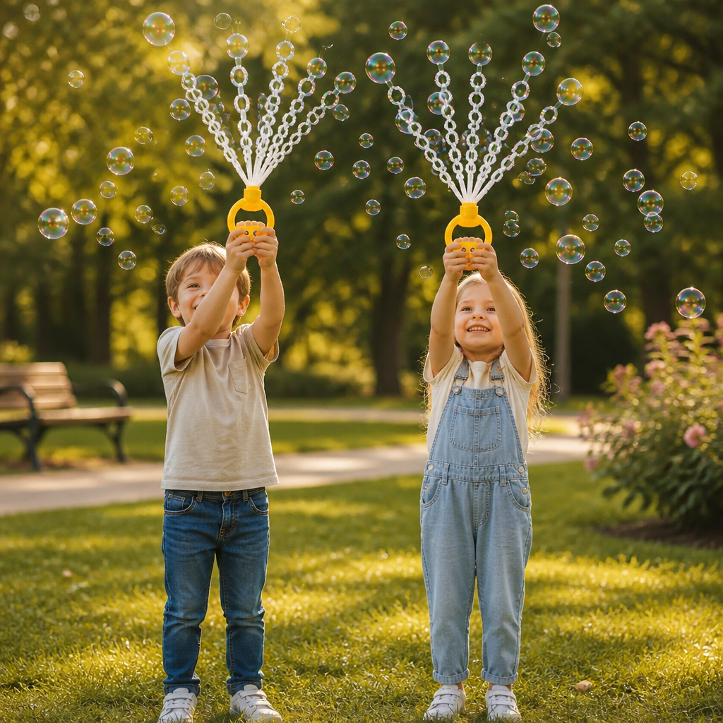 32-Håls Såpbubbelstav – Gigantisk Bubbelmaskin För Barn