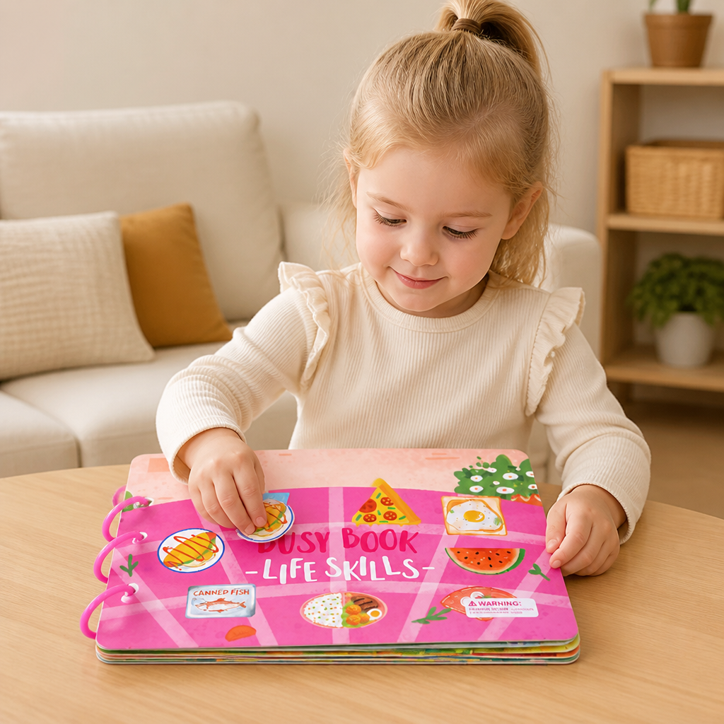 Montessori Upptäcktsbok För Barn Med Aktiviteter