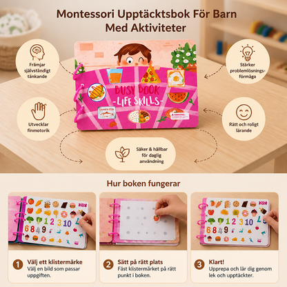 Montessori Upptäcktsbok För Barn Med Aktiviteter