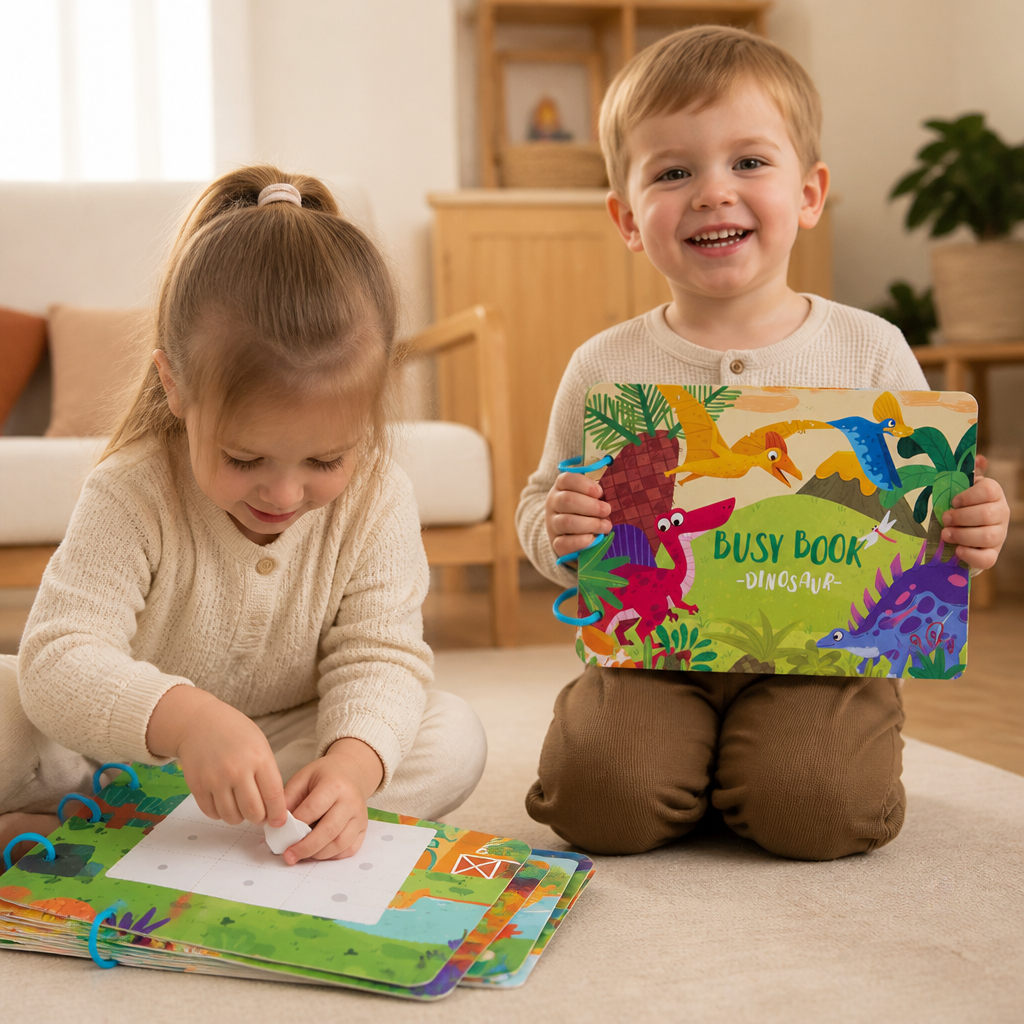 Montessori Upptäcktsbok För Barn Med Aktiviteter
