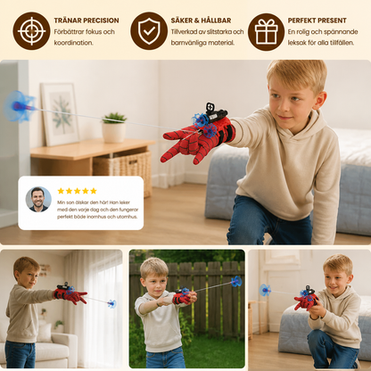 Superhjälte-nätkastarhandskset – Handledsbaserad Nätkastare Med Sugkoppspilar