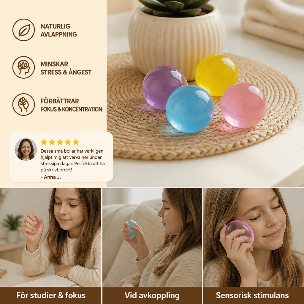 Stressboll med Kokosolja för Avslappning